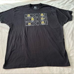 Mens Black Despicable Me Minions TShirt XXL